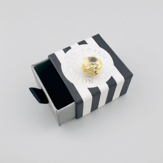 Thomas Sabo sun sphere charm displayed beside its branded box