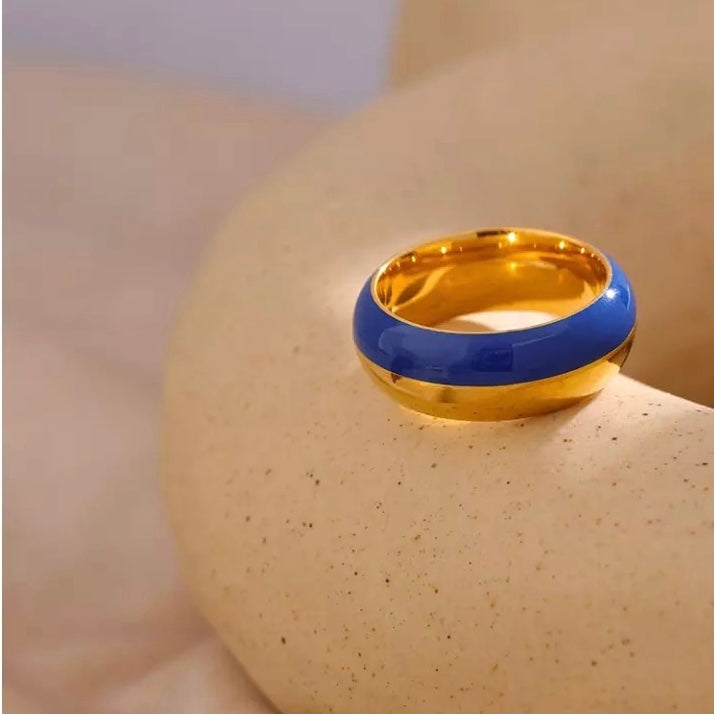 каблучка двох кольорів