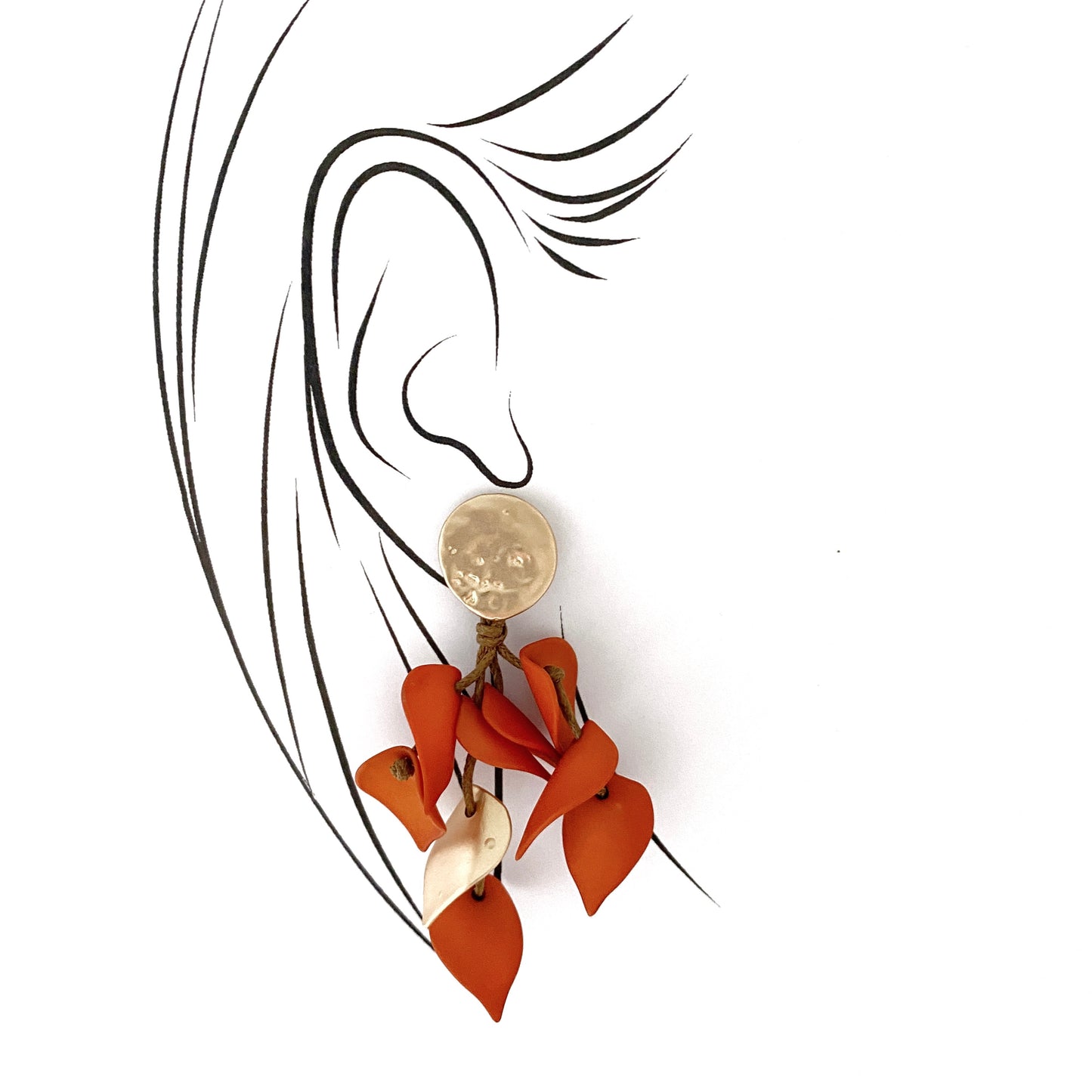 Petal earrings Sonata (Spain)