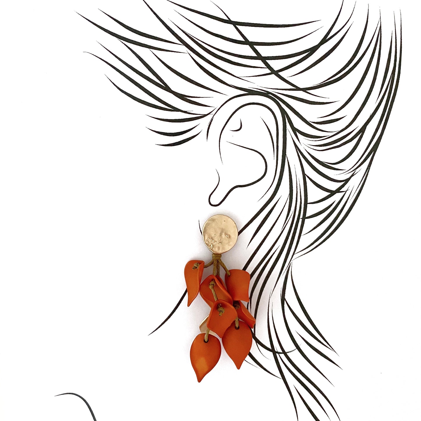 Petal earrings Sonata (Spain)