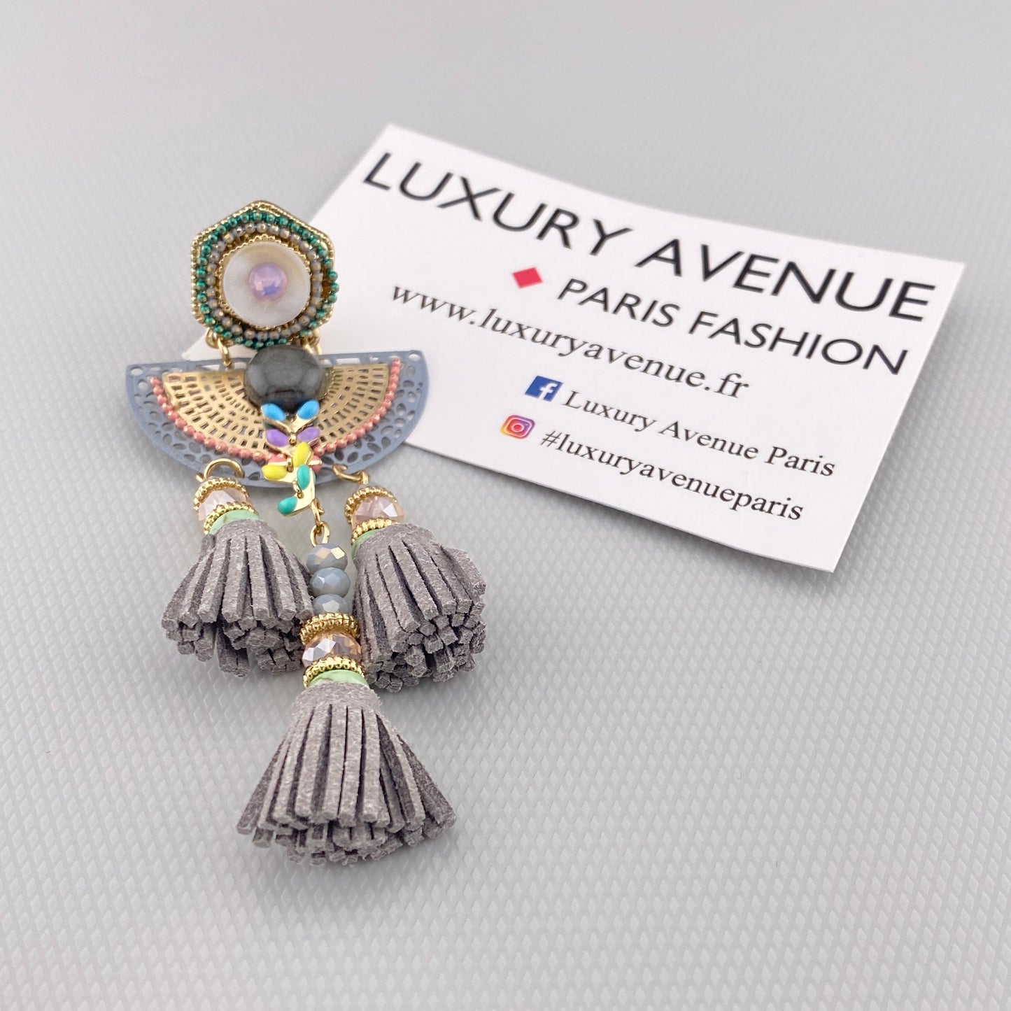 Kolczyki klipsy etno Luxury Avenue