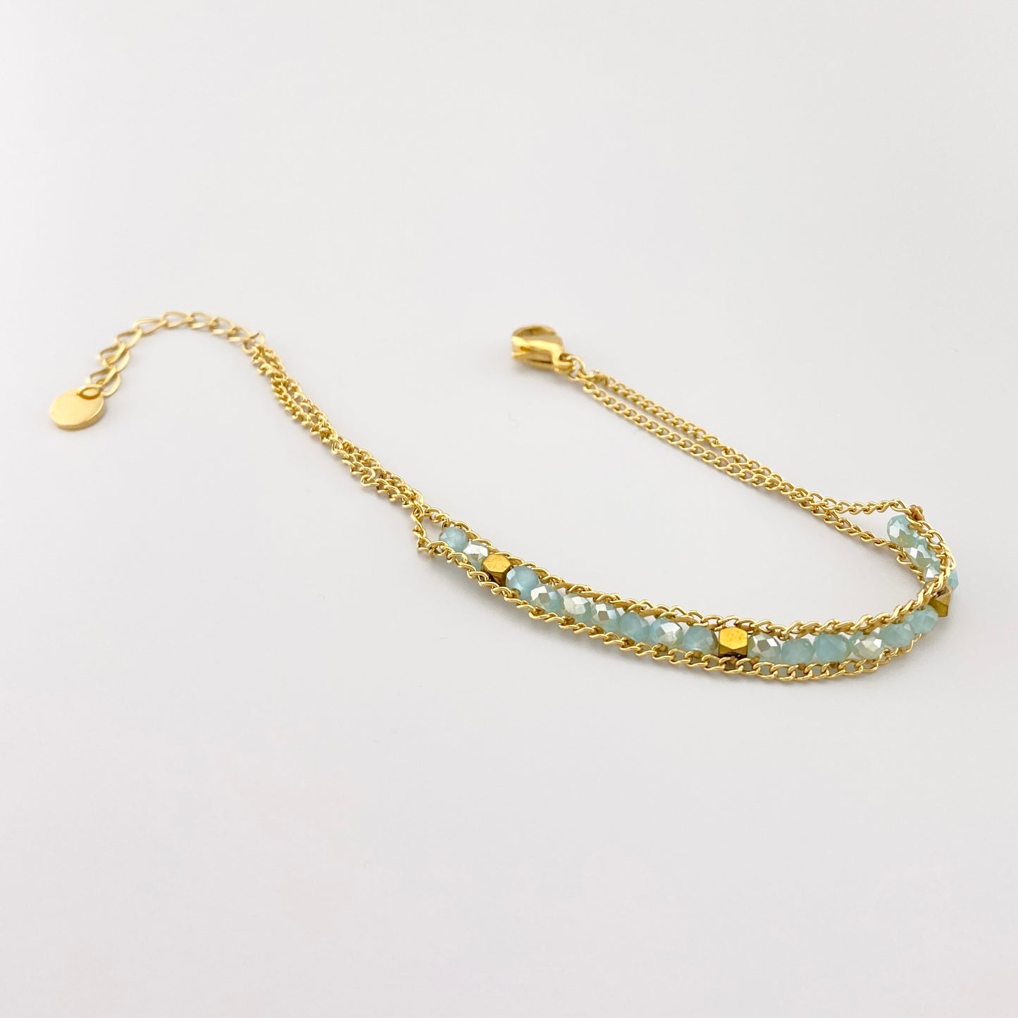 bransoletka z kryształkami