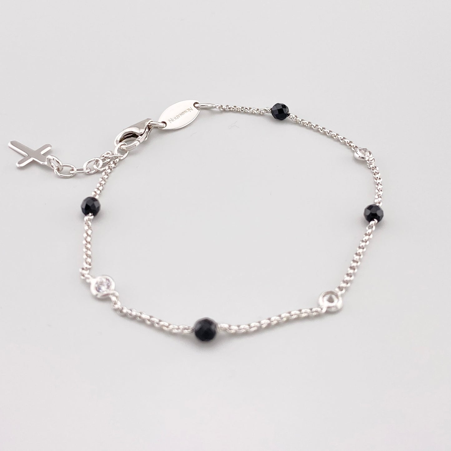 bransoletka z krzyżykiem stal chirurgiczna