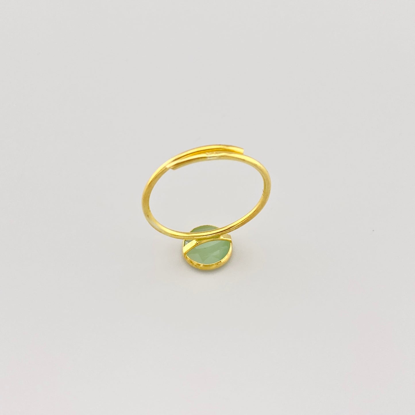 pierścionek pozłacany