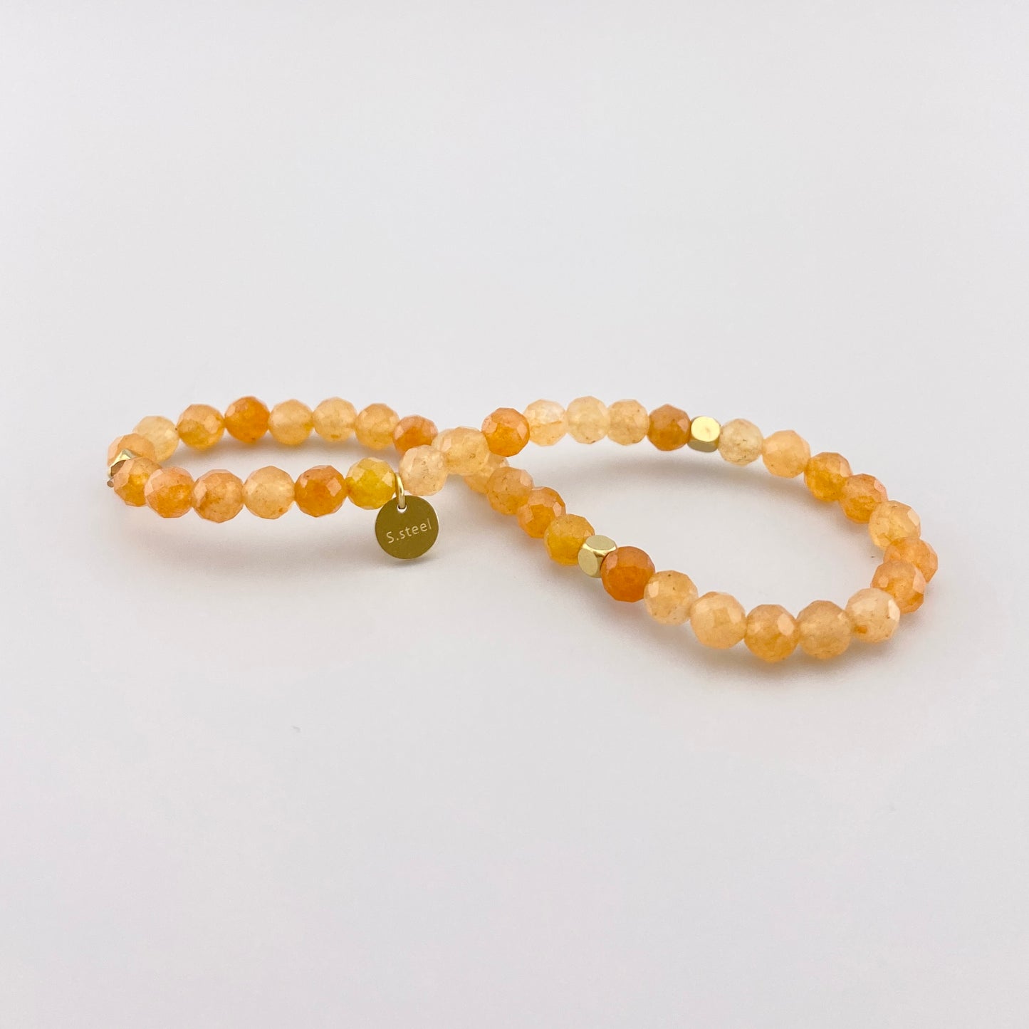 Bransoletka agat pomarańczowy