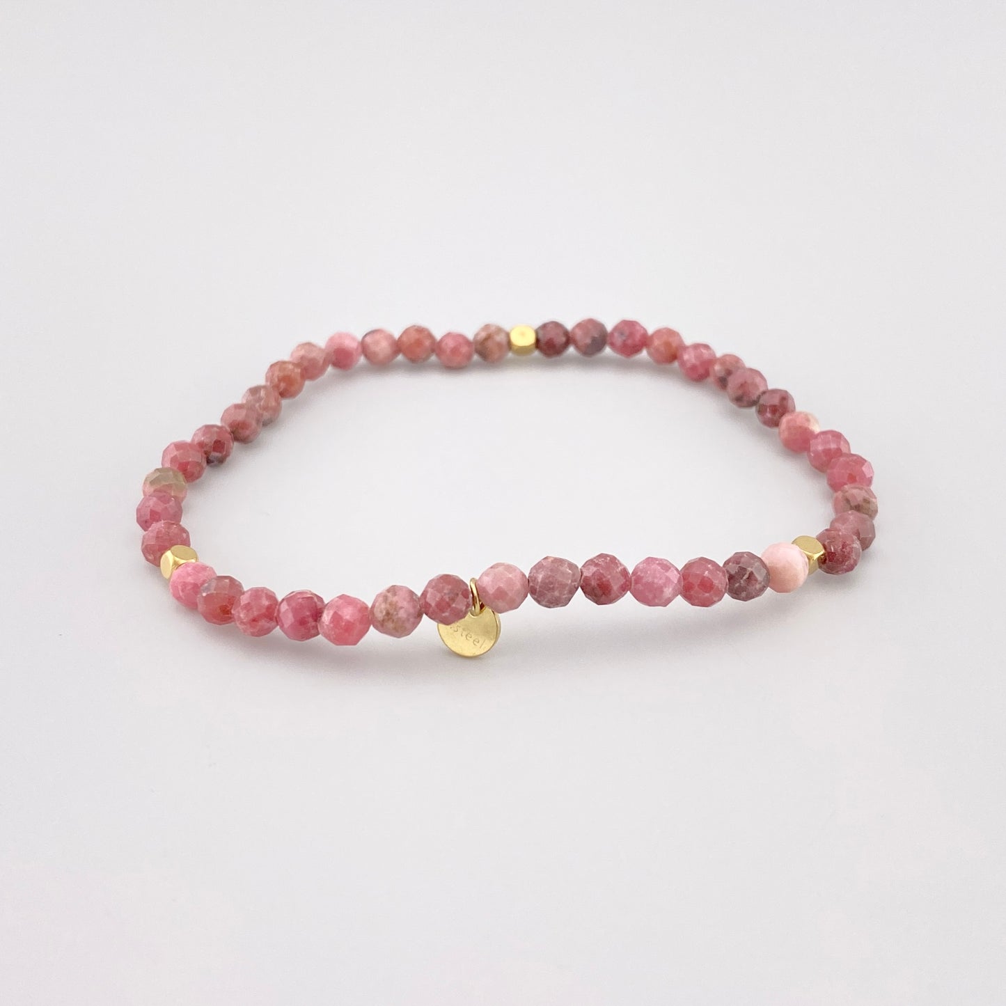 Браслет з натурального родоніту IRL (Франція)