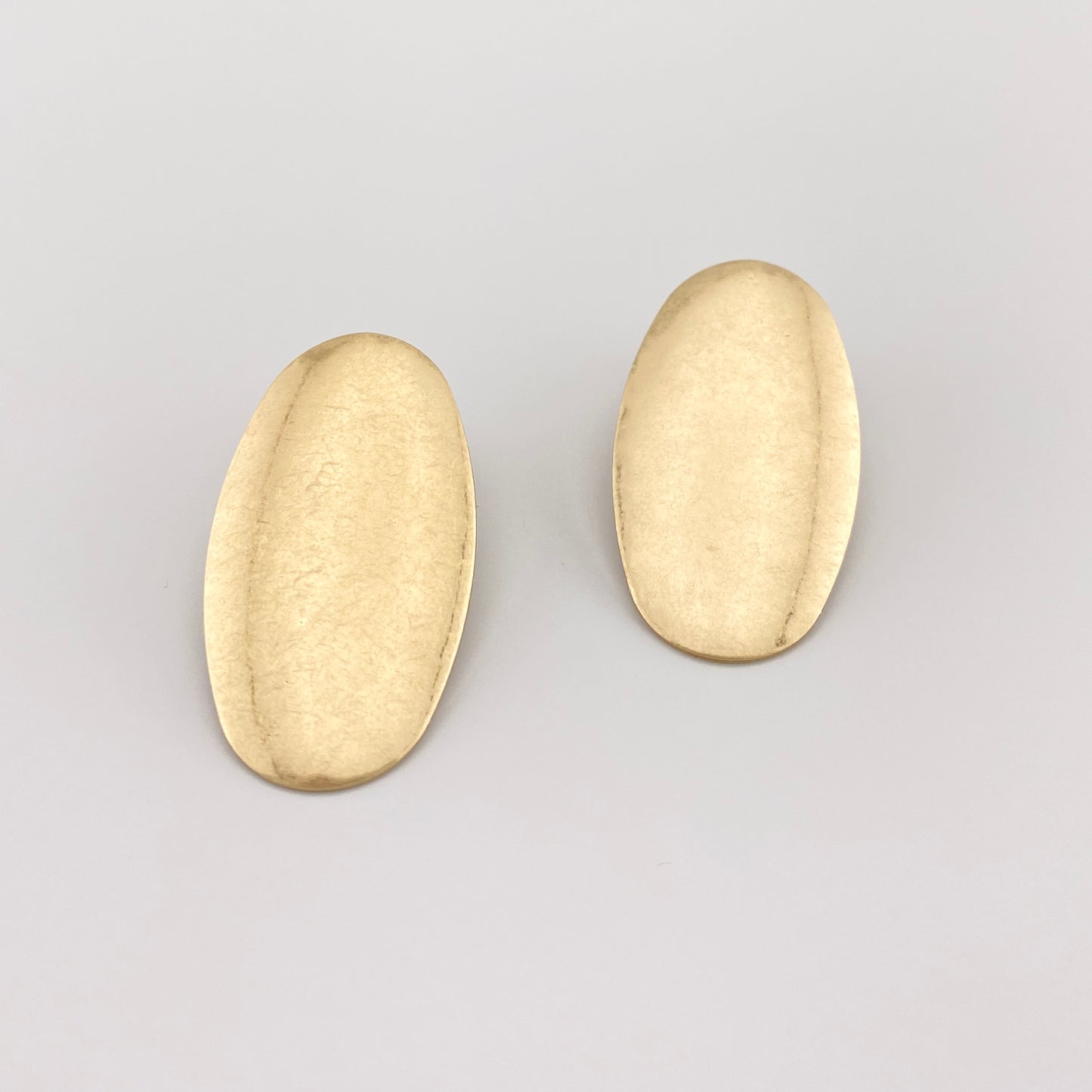 Oval gold earrings Sonata (Spain)