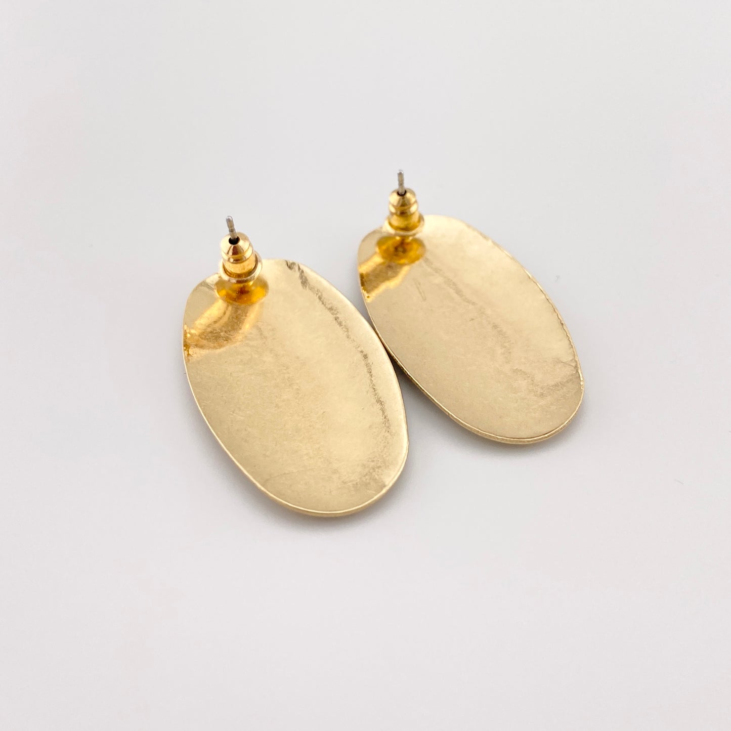 Oval gold earrings Sonata (Spain)
