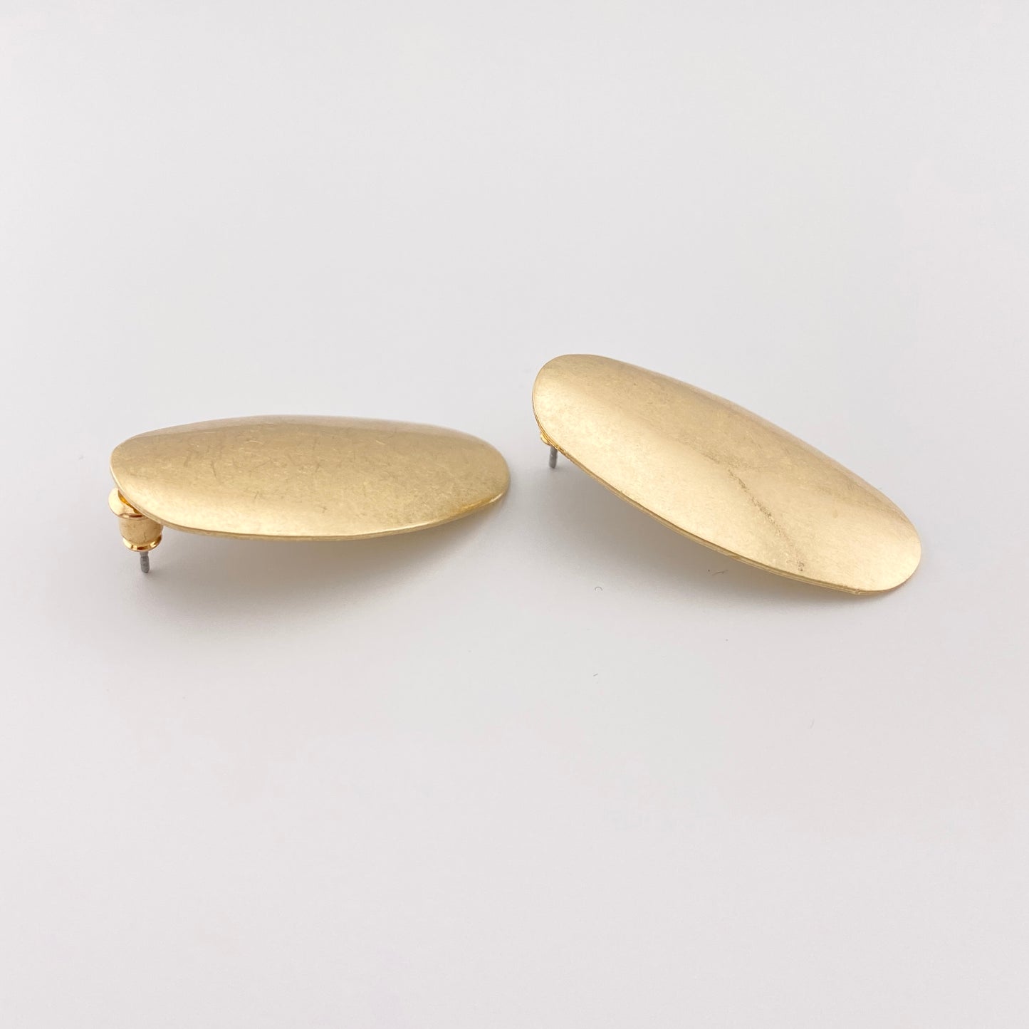 Oval gold earrings Sonata (Spain)