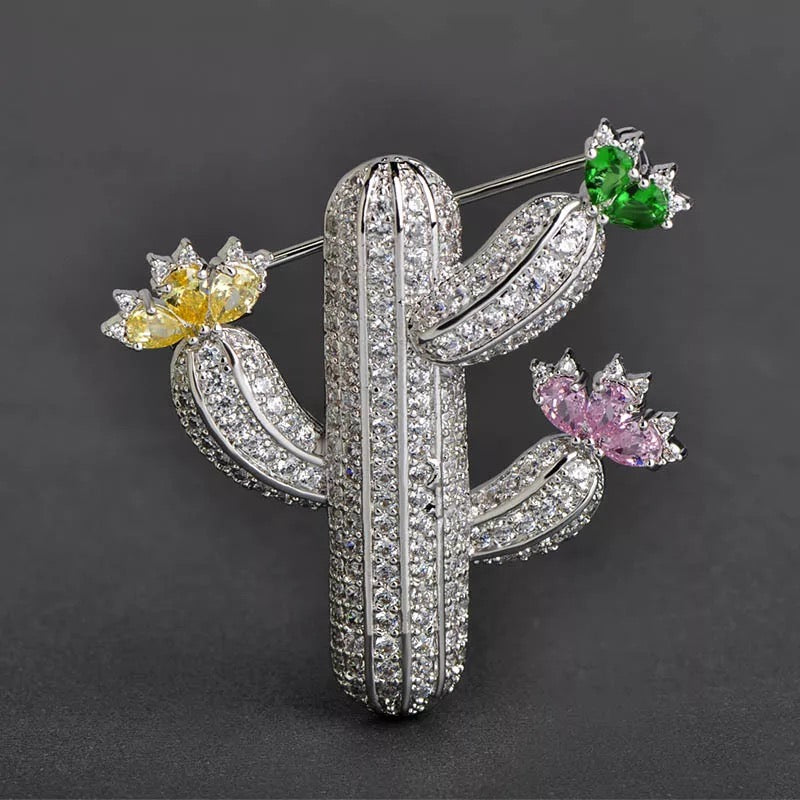 Cactus brooch