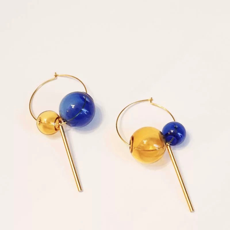 disco ball earrings