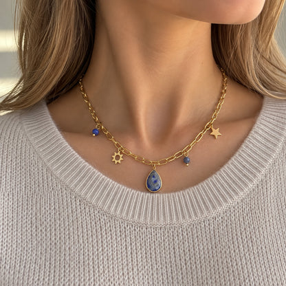 Lapis lazuli necklace Ikita (France)