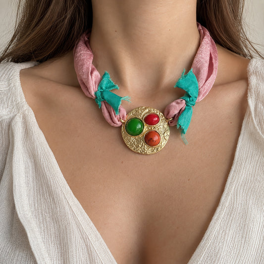 Fabric necklace Sonata (Spain)