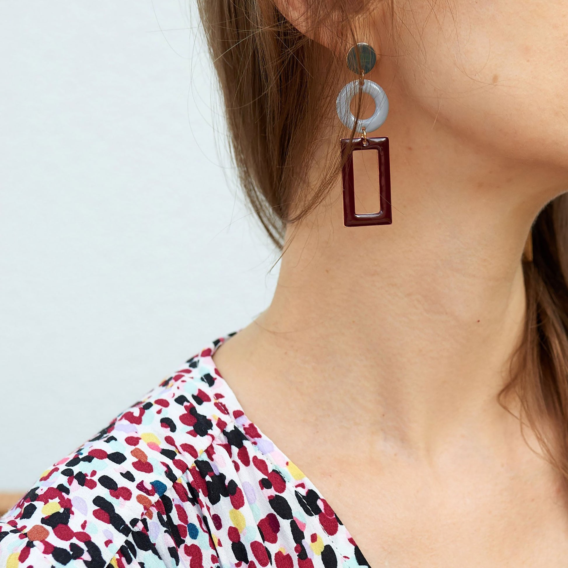 rectangular earrings