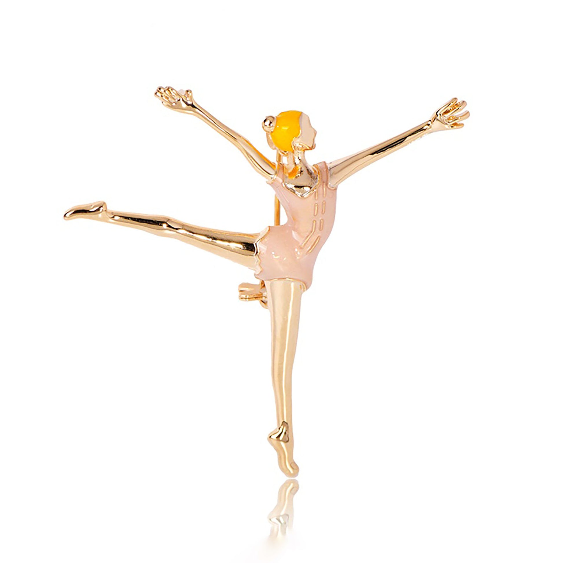 Gymnast brooch