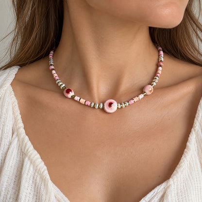 Ceramic necklace Ikita (France)