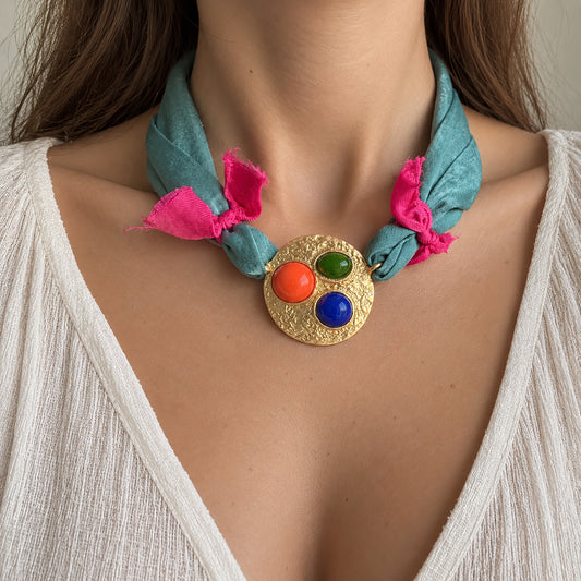 Fabric necklace Sonata (Spain)