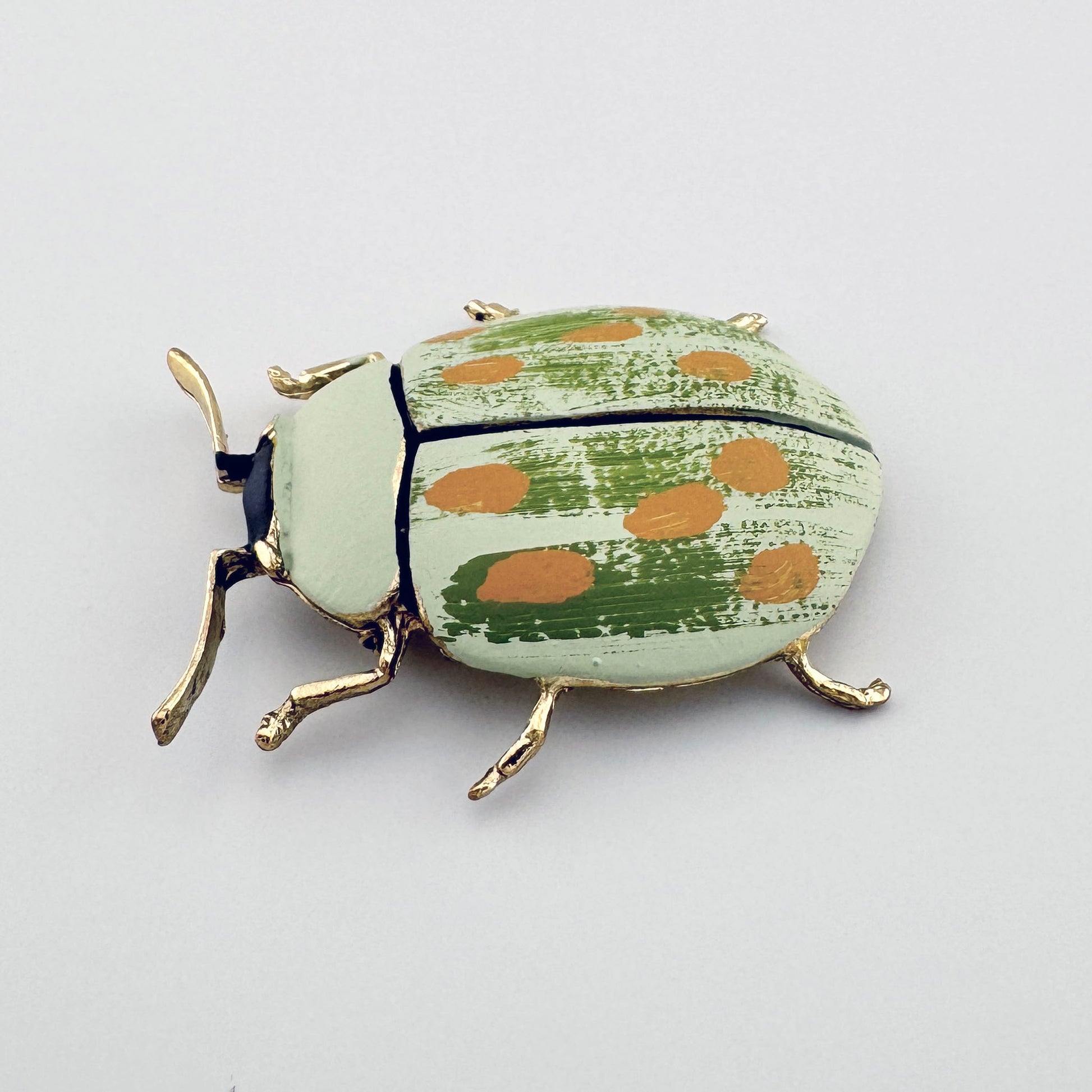 Beetle brooch