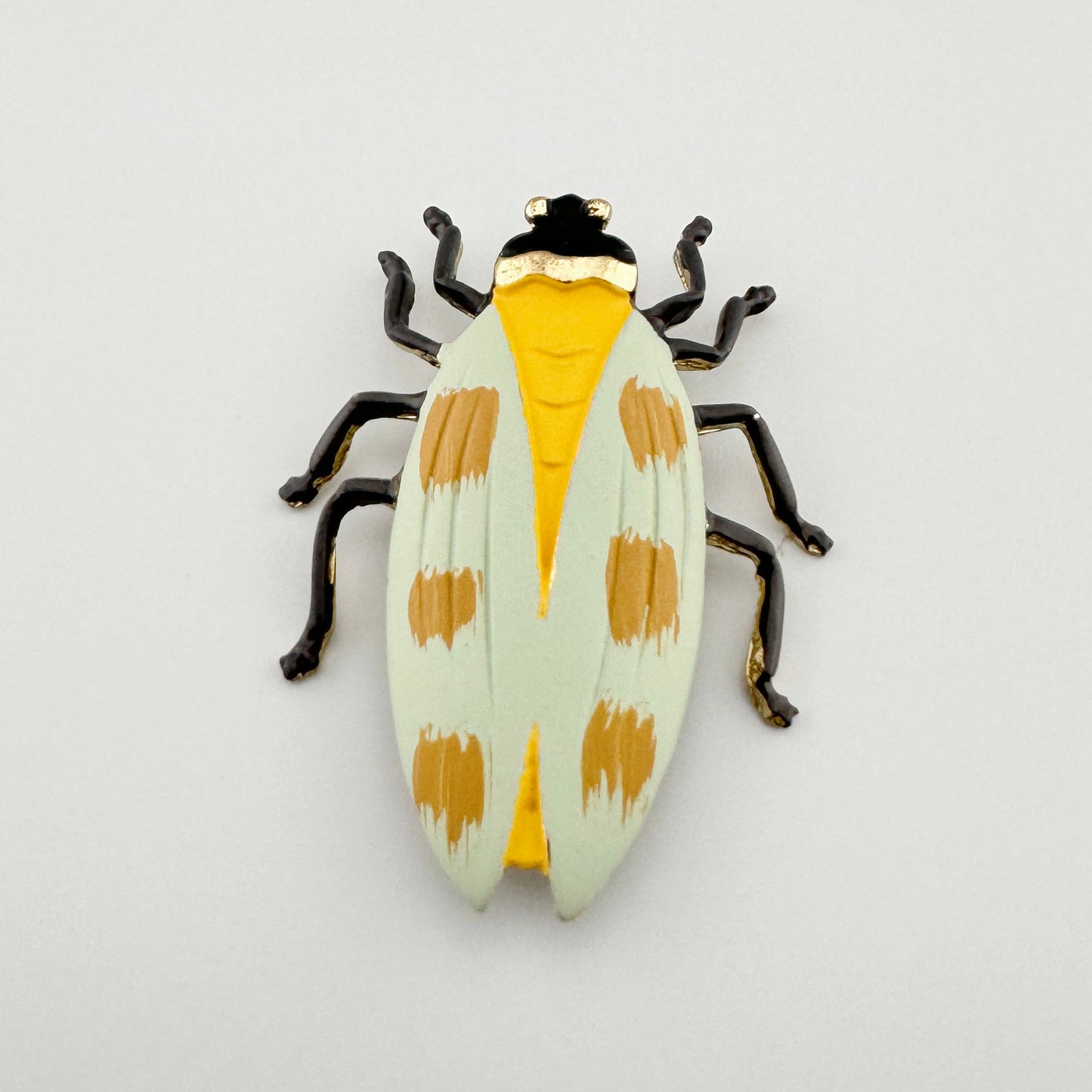 Brooch in the shape of a beetle, Spanish brand Sonata.