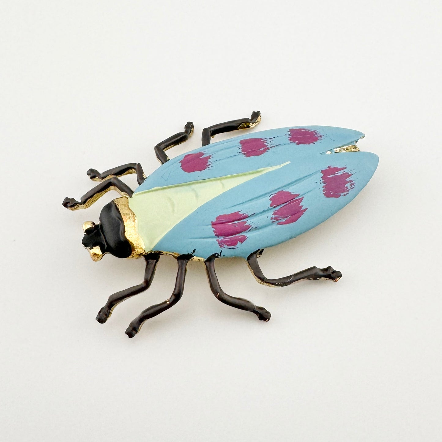 Brooch in the shape of a beetle, Spanish brand Sonata.