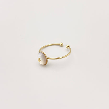 Mother of pearl ring IRL (France)