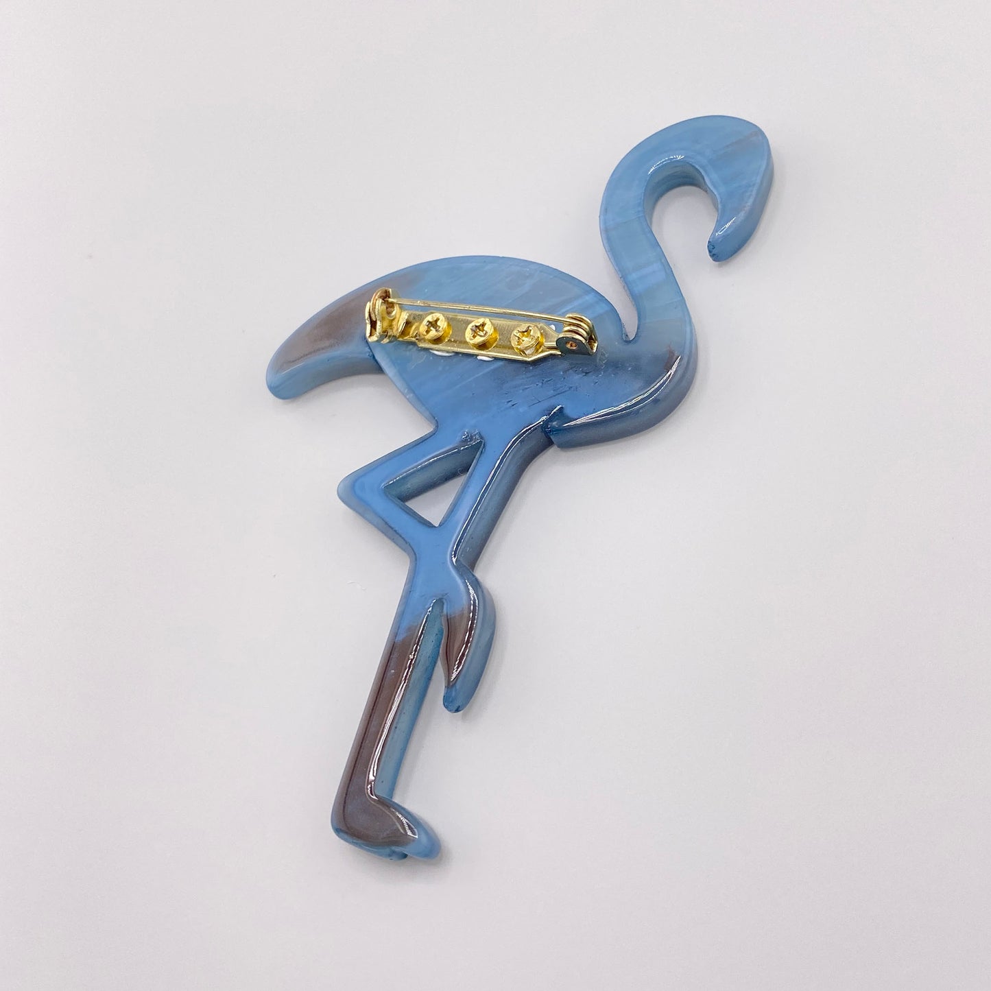 Flamingo brooch