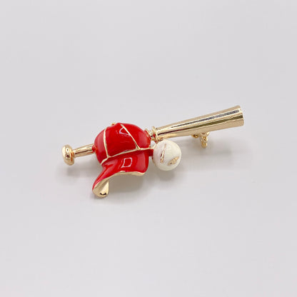 Baseball brooch