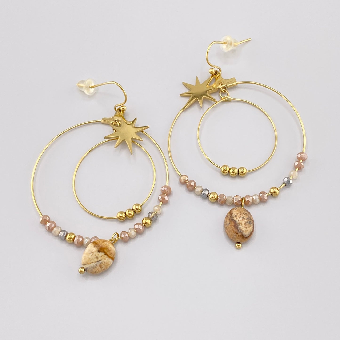 earrings with stars