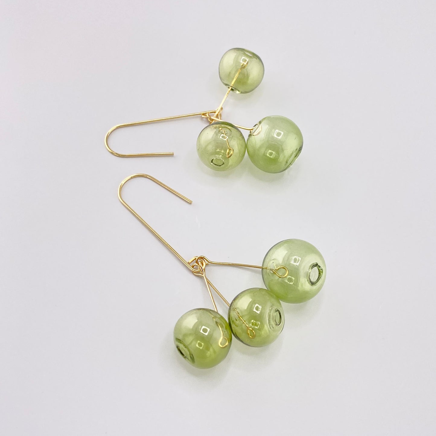 double ball earrings