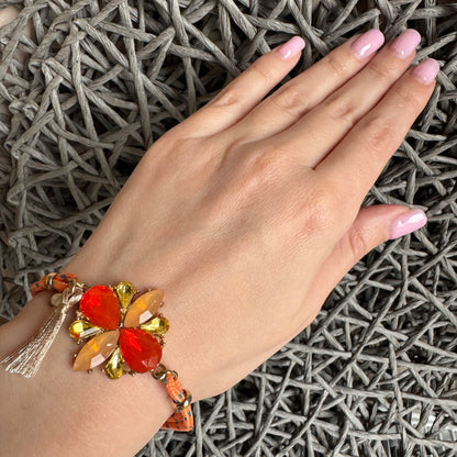 Orange bracelet Sonata (Spain)