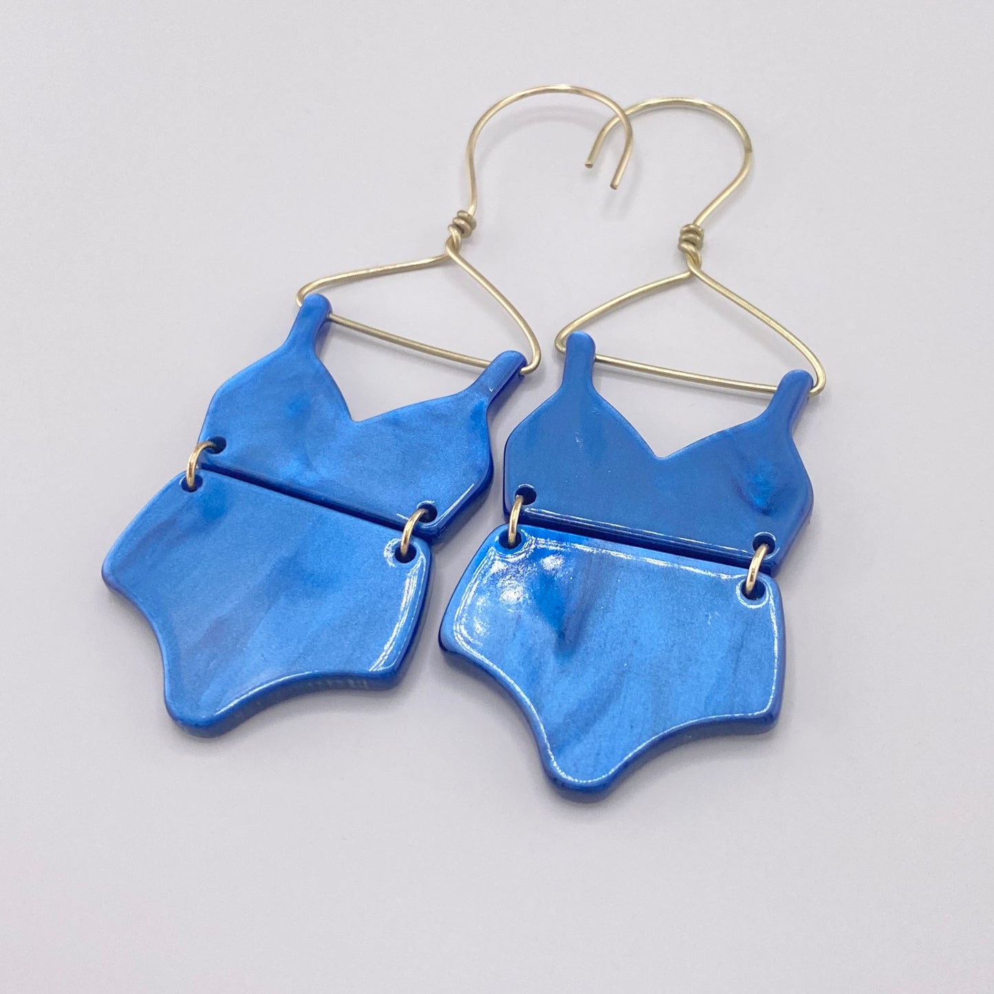 Swimsuit earrings