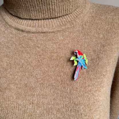 Parrot brooch Sonata (Spain)