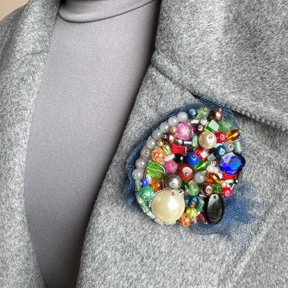 Colorful brooch BroszArt (Poland)