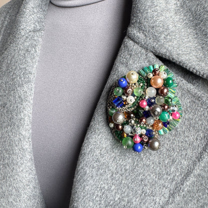 Asymmetric brooch BroszArt (Poland)