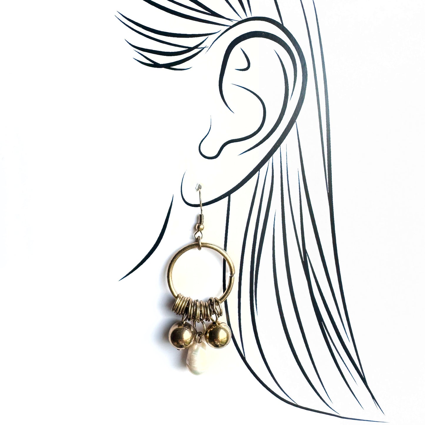 Earrings with balls Sonata (Spain)