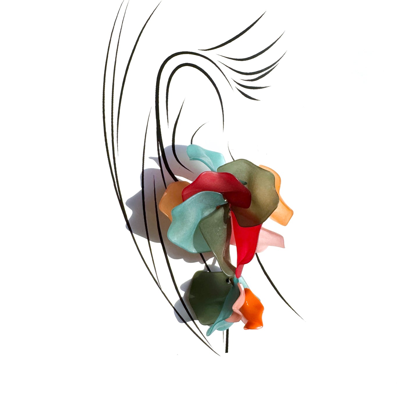 Flower earrings Sonata (Spain)