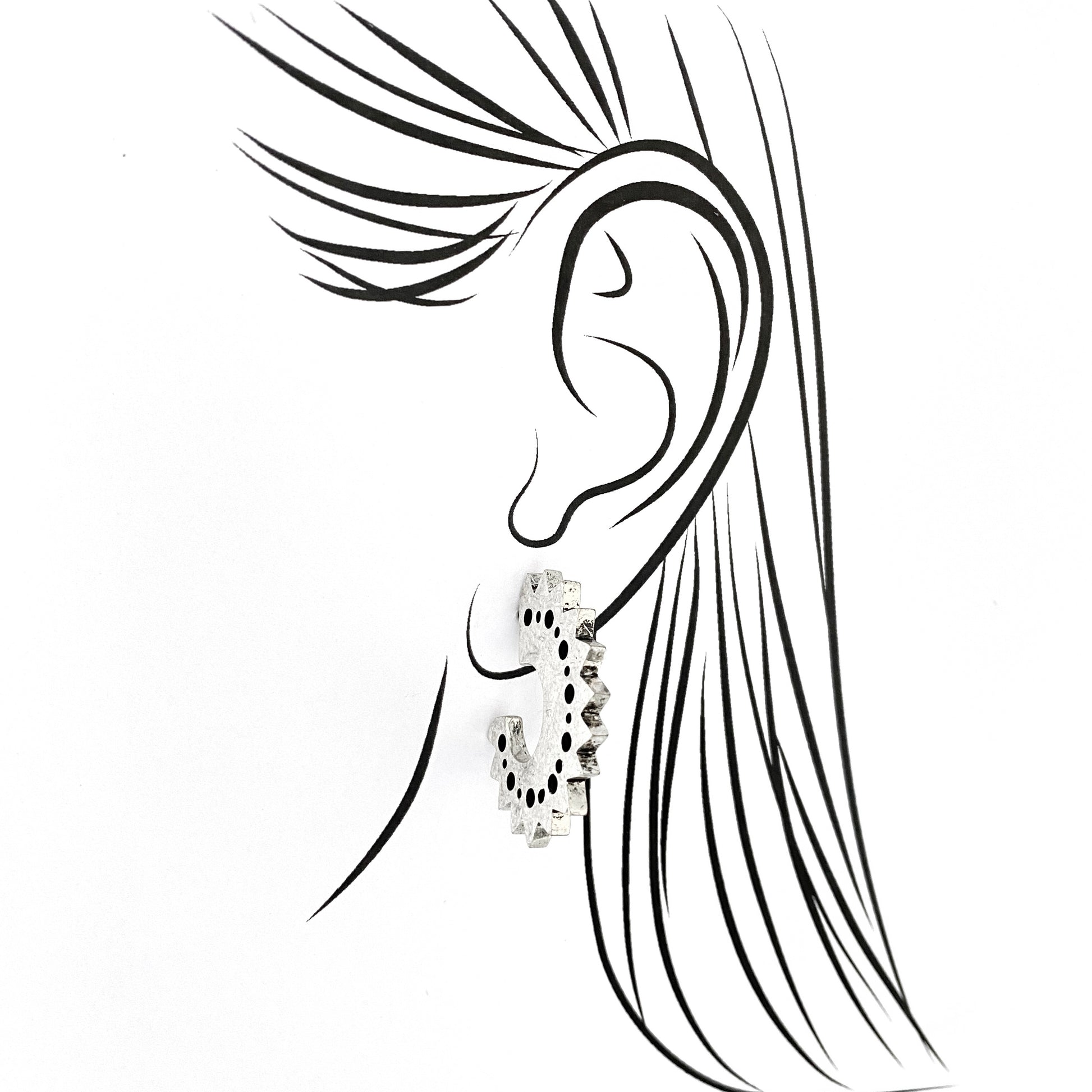 star earrings