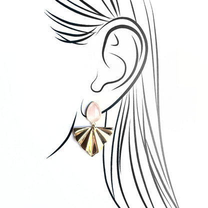 Quartz earrings IRL (France)