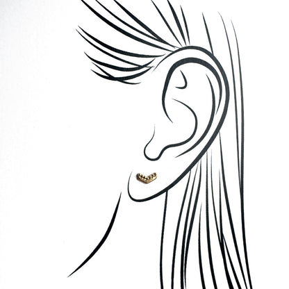 Delicate earrings IRL (France)