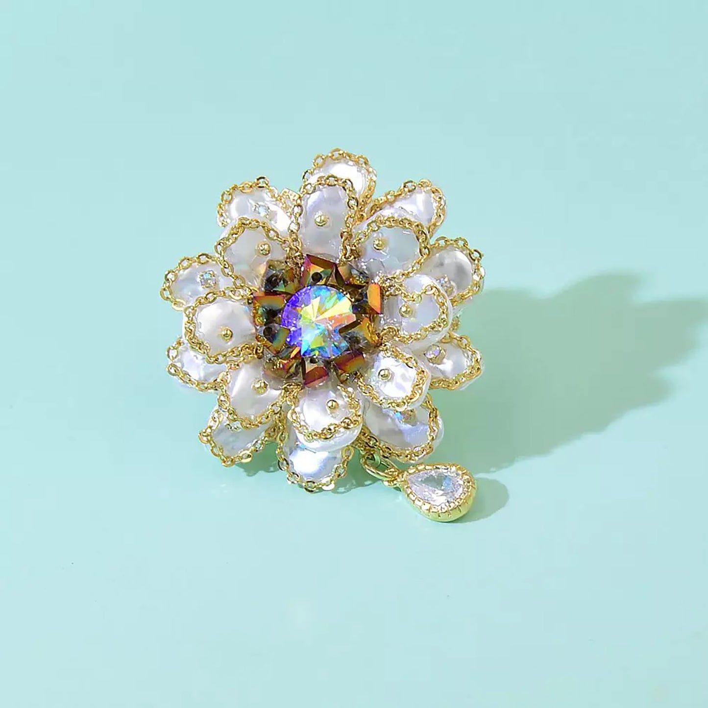 Flower brooch