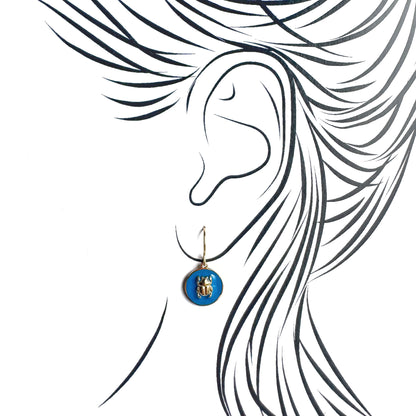 Scarab earrings Ikita (France)