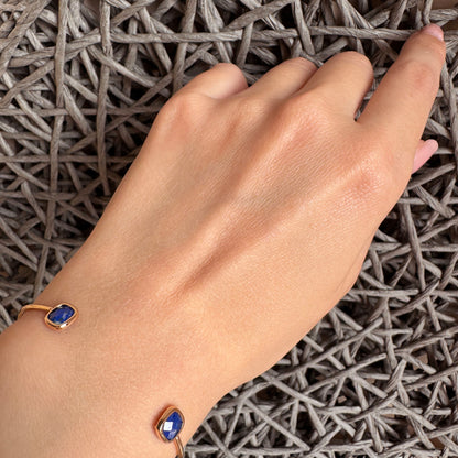 Lapis lazuli bracelet Moonstone (France)