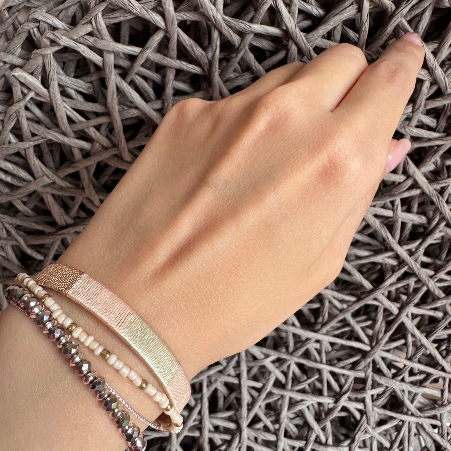 Triple metal bracelet Moa
