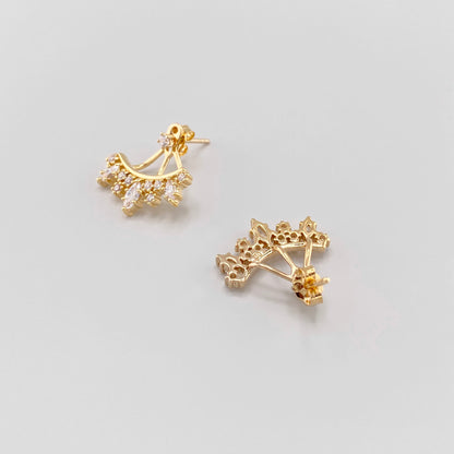 Crown earrings