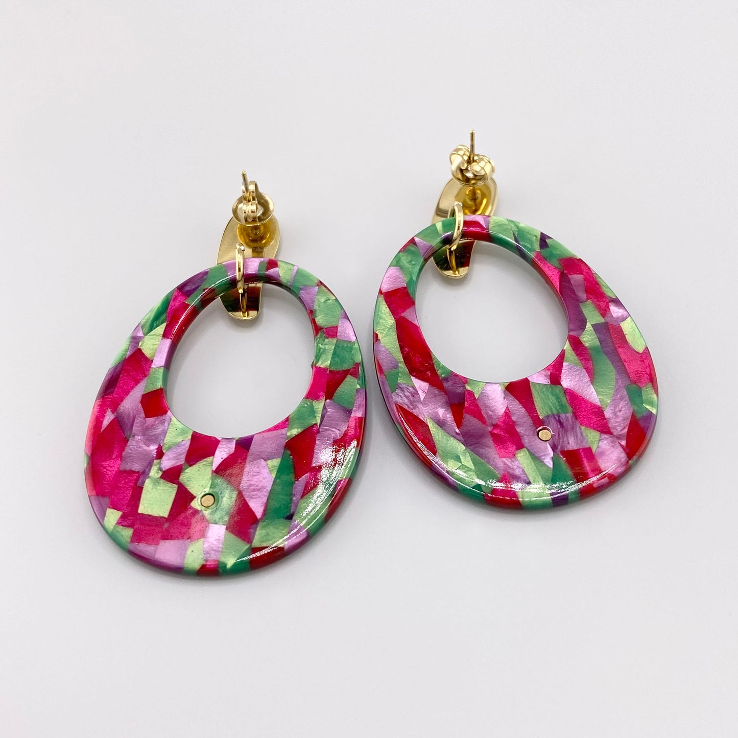 Multicolored earrings