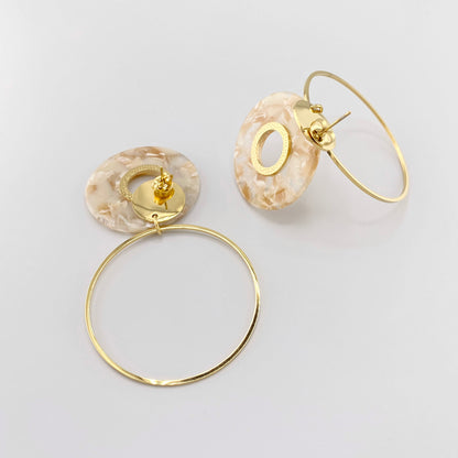 circle earrings