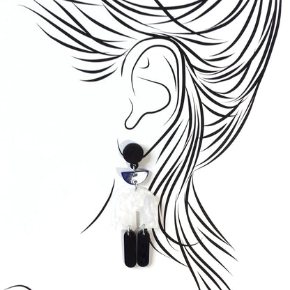 Acrylic earrings Sonata (Spain)