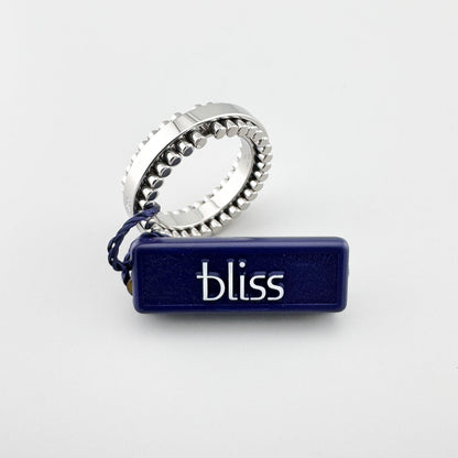 Bague Bliss Gioielli avec décor poli et structure mobile en métal
