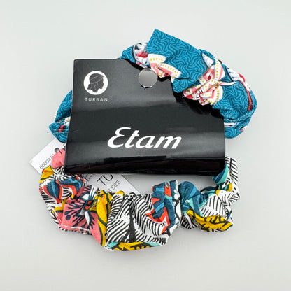 Zestaw opasek Etam w stylu boho z kolorowymi wzorami i miękką tkaniną