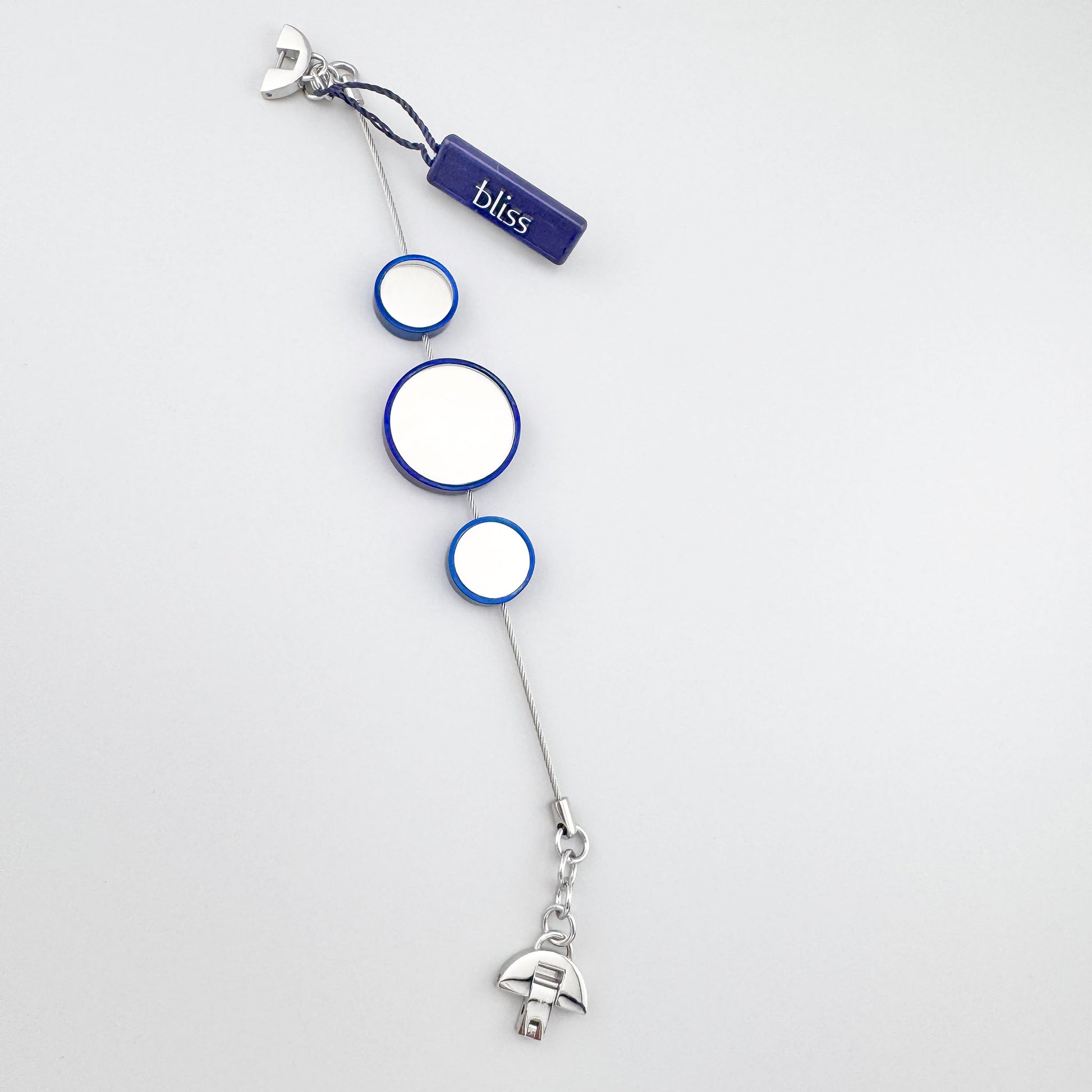 Pulsera Bliss Gioielli con detalle de cierre y discos azules